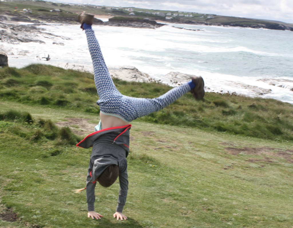 Daughter, South West Coast Path, Cornwall, Padstow